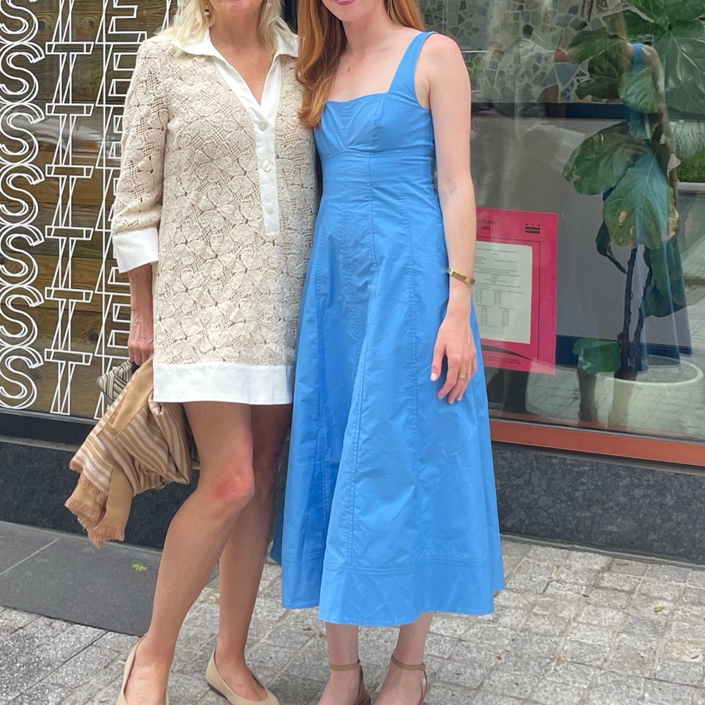 Blue Midi Sleeveless Dress - worn once! - Picture 5 of 5